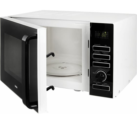 Микроволновая печь bbk 25MWS-970T/WB белый/черный 00-00000645
