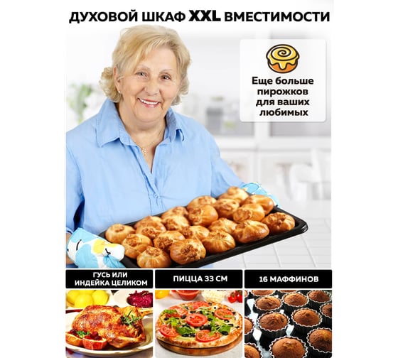Многофункциональная мини-печь GFGRIL GFO-62 - выгодная цена, отзывы ...
