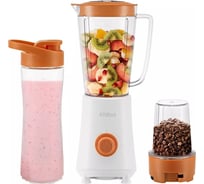 Блендер 3 в 1 KITFORT бело-оранжевый КТ-3055-1