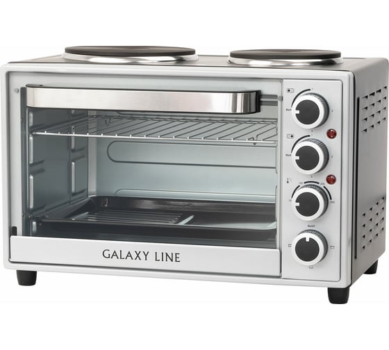 Мини-печь Galaxy LINE GL 2604 объем 28 л, мощность 3300 Вт гл2604л