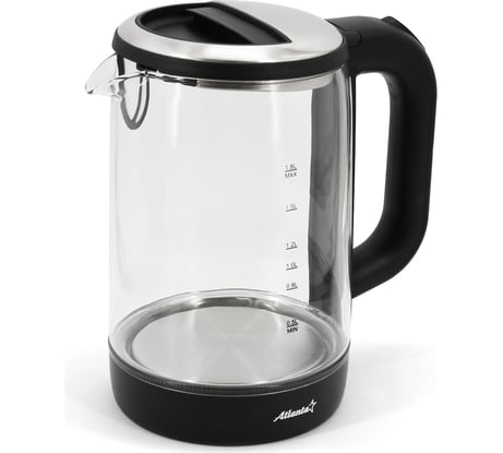Электрический стеклянный чайник Atlanta ATH-2475 black