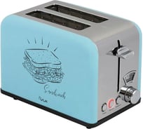 Электрический тостер VLK Palermo 100, мощность 900 Вт, цвет голубой 90280