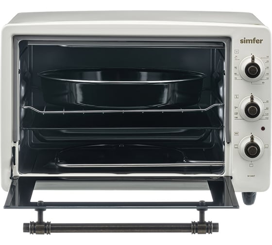 Мини-печь SImfer Albeni Retro 3 режима работы, бежевая M3407