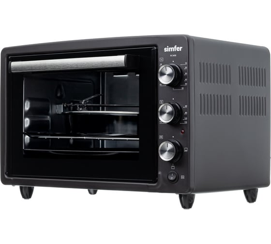 Мини-печь SImfer Albeni comfort, 34 л, 4 режима работы, с вертелом M3406