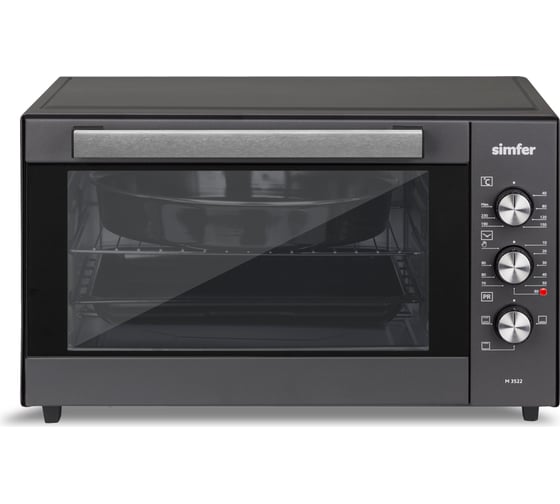 Мини-печь SImfer Classic 35 л, 3 режима работы, 2 противня M3522 1