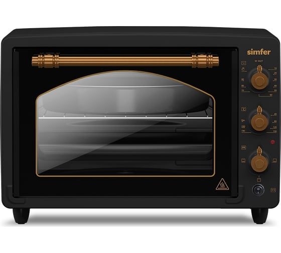 Мини-печь SImfer Albeni Retro 34 л, 4 режима работы, с вертелом M3427 1