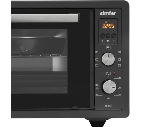 Мини-печь SImfer Albeni Plus Comfort, 6 режимов, утапливаемые ручки, конвекция, гриль M4555