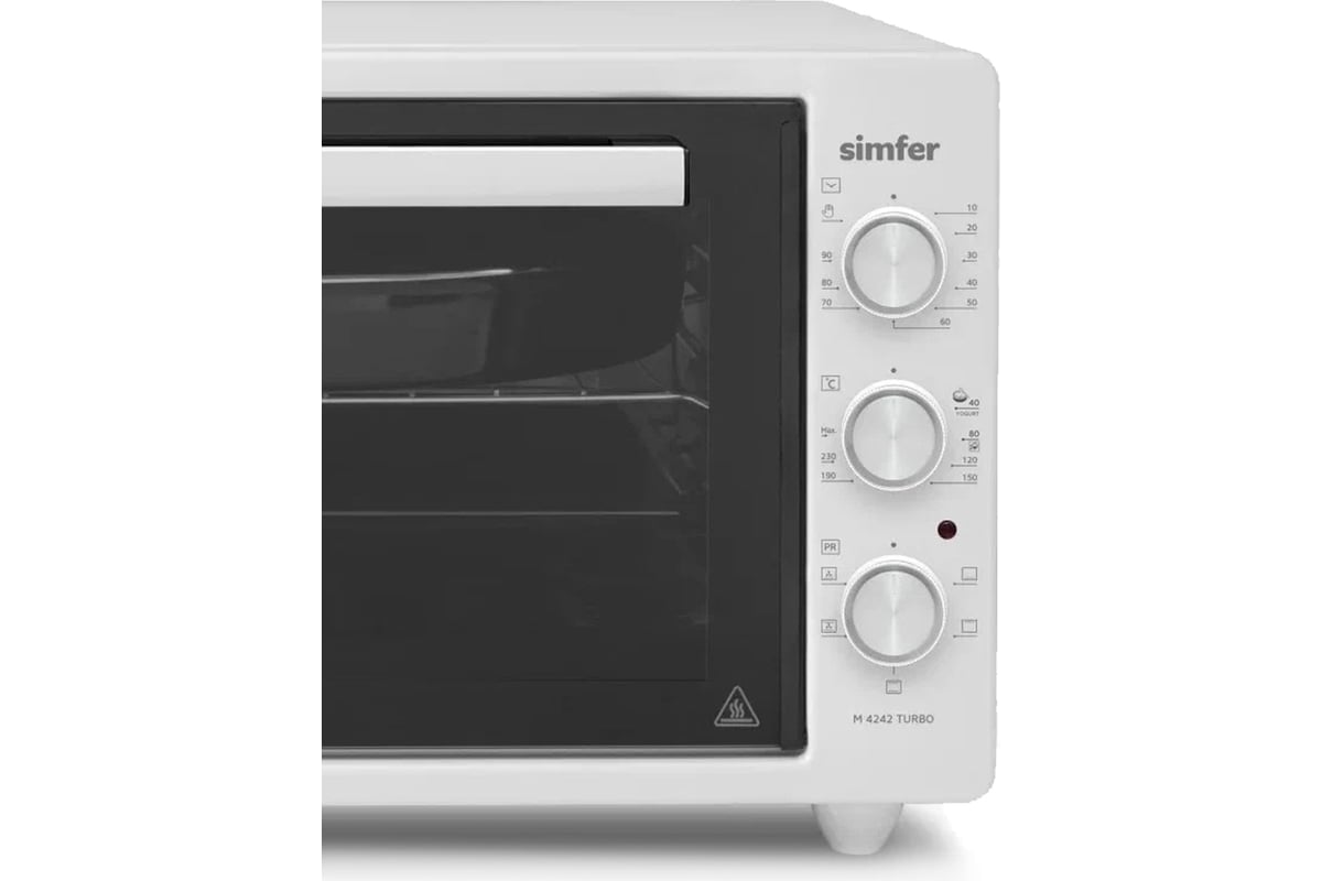 Мини-печь SImfer ALBENI Plus 5 режимов, конвекция M4242TB - выгодная цена,  отзывы, характеристики, 3 видео, фото - купить в Москве и РФ