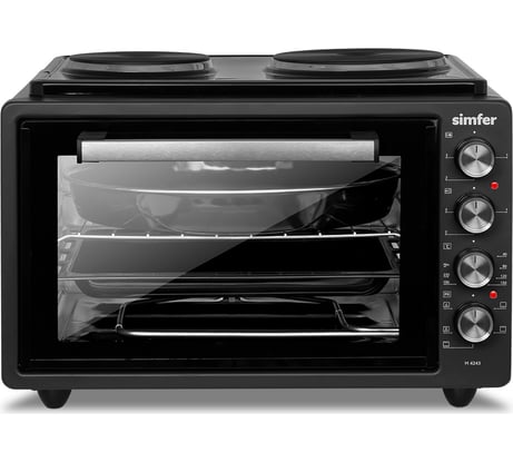 Мини-печь SImfer Albeni Plus, 5 режимов, конвекция, с конфорками M4243