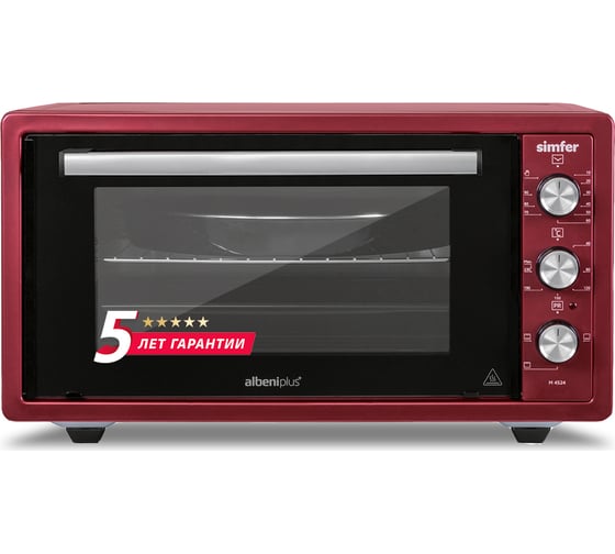 Мини-печь SImfer Albeni Plus Comfort, 3 режимов работы, верхний и нижний нагрев M4524