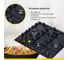 Газовая варочная поверхность SImfer газ-контроль, WOK-конфорка, антрацит H60V41L597 15