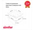 Газовая варочная поверхность SImfer газ-контроль, WOK-конфорка, антрацит H60V41L597 10