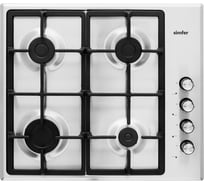 Газовая варочная панель SImfer газконтроль, автоподжиг, нержавеющая сталь H60Q40M572