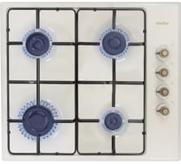 Газовая варочная панель SImfer с автоподжигом,бежевая H60Q40O417