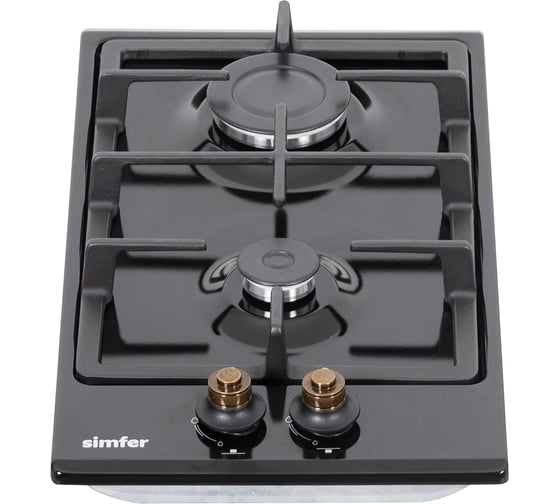 Газовая варочная панель SImfer с газ-контролем, черная H30V20L516