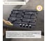 Газовая варочная панель Simfer чугунные решетки, с автоподжигом, черная H60H40S416 5