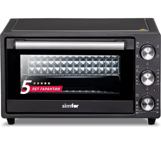 Мини-печь SImfer 5 режимов работы, черная M2503