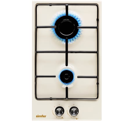 Газовая варочная поверхность SImfer с автоподжигом, бежевый H30V20R420