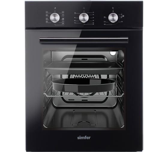 Электрический духовой шкаф SImfer 9 режимов работы, конвекция, гриль B4EB19070