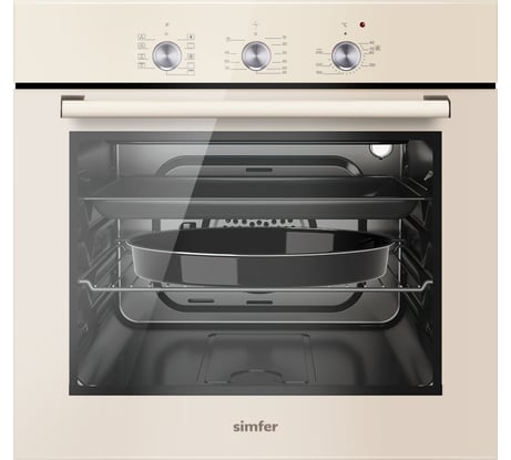 Электрический духовой шкаф SImfer 9 режимов работы, конвекция, гриль B6ER19071