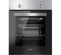 Электрический духовой шкаф SImfer 3 режима работы, нержавеющая сталь B4EM04070