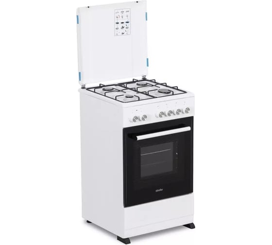 Комбинированная плита SImfer белая F50MW43011