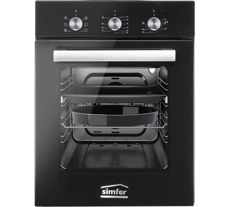 Электрический духовой шкаф SImfer 6 режимов работы, гриль, конвекция B4ES18016
