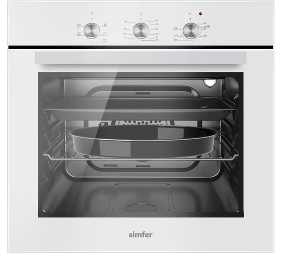Электрический духовой шкаф SImfer 5 режимов работы, конвекция B6EC16016