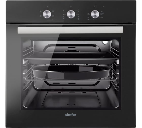 Электрический духовой шкаф SImfer 5 режимов работы, конвекция B6ES16016