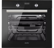 Электрический духовой шкаф SImfer 7 режимов работы, гриль, конвекция B6ES58016