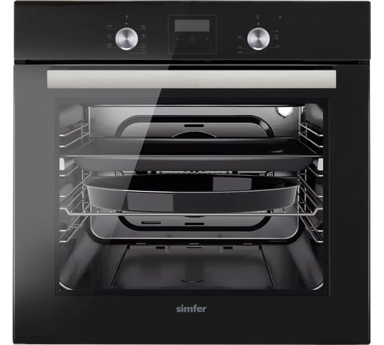 Электрический духовой шкаф SImfer 7 режимов работы, гриль, конвекция B6ES58016 1