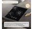 Газовая варочная поверхность SImfer газ-контроль, WOK конфорка, черное стекло H45N35B571 9