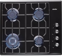 Газовая варочная поверхность SImfer WOK-конфорка, газ-контроль H60Q41B571