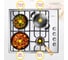 Газовая варочная поверхность SImfer WOK-конфорка, газ-контроль H60Q41M571 4