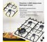 Газовая варочная поверхность SImfer газ контроль, WOK конфорка H60Q41R571 9