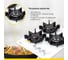 Газовая варочная поверхность SImfer газ-контроль, WOK конфорка, белое стекло H45N35W571 7