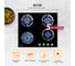 Газовая варочная панель SImfer газ-контроль, WOK-конфорка, черный H60N41B571 2