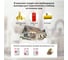 Газовая варочная поверхность SImfer решётки LAMA, газ-контроль, черный H45V35B571 16
