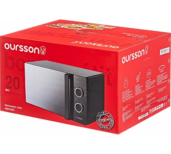 Микроволновая печь OURSSON MM2009/BL Черный