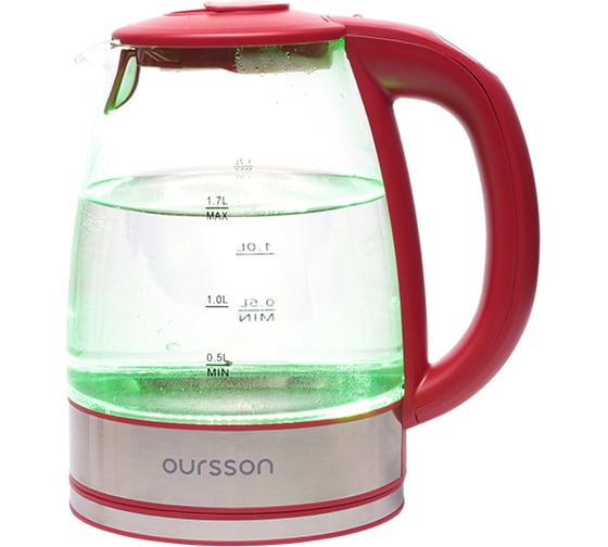 Электрический чайник OURSSON EK1744GD/RD Красный
