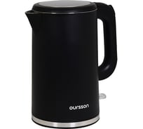 Электрический чайник OURSSON EK1731W/BL Черный
