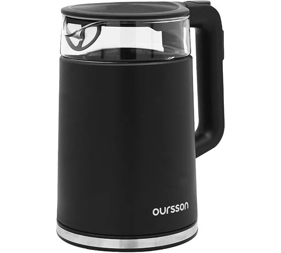 Электрический чайник OURSSON EK1733WD/BL Черный