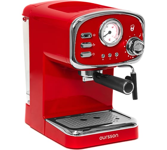 Кофеварка OURSSON EM1505/RD Красный
