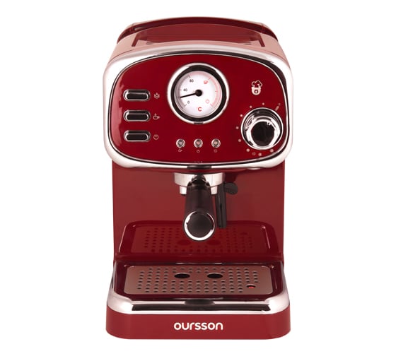 Кофеварка OURSSON EM1505/DC Темная вишня