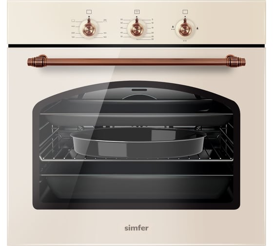 Газовый духовой шкаф SImfer 7 режимов, гриль B6GO12017