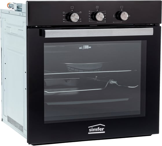 Газовый духовой шкаф SImfer газовый гриль, таймер B6GB12016