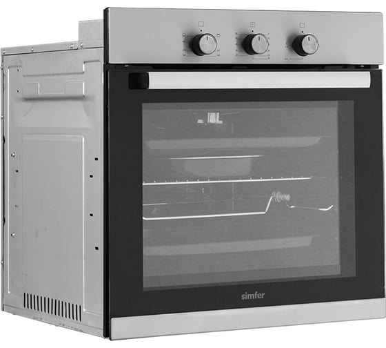 Газовый духовой шкаф SImfer газовый гриль, 3 работы B6GM12016