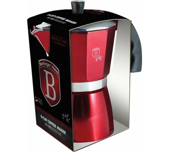 Кофеварка BerlingerHaus Burgundy на 9 чашек BH-1980 1980-BH
