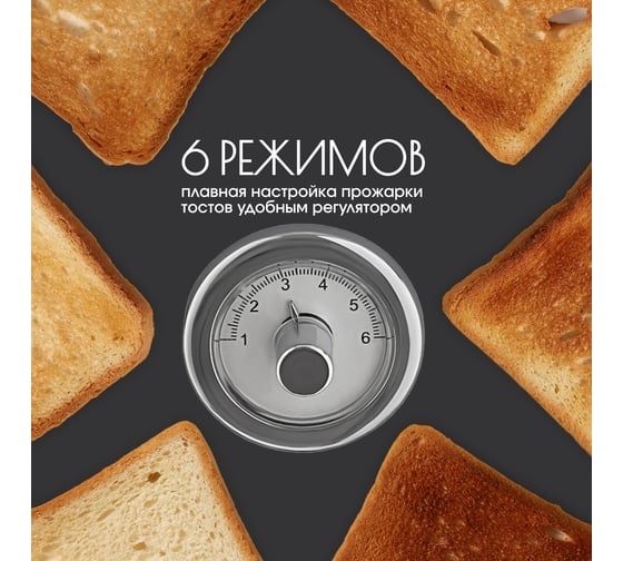 Тостер TESLER TT-245 MIDNIGHT 00000202556