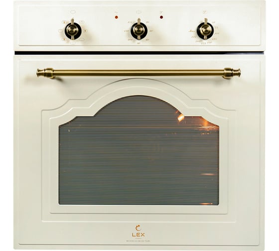 Встраиваемый духовой шкаф Lex EDM 6075 C IV Light белый антик CHAO000357